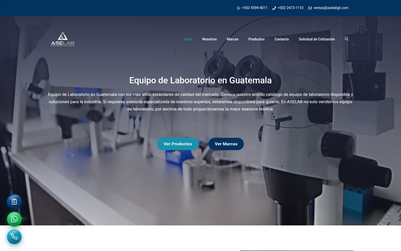 Sitio web de Aselab
