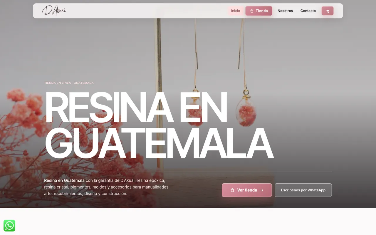 Sitio web de D'Akuai Store