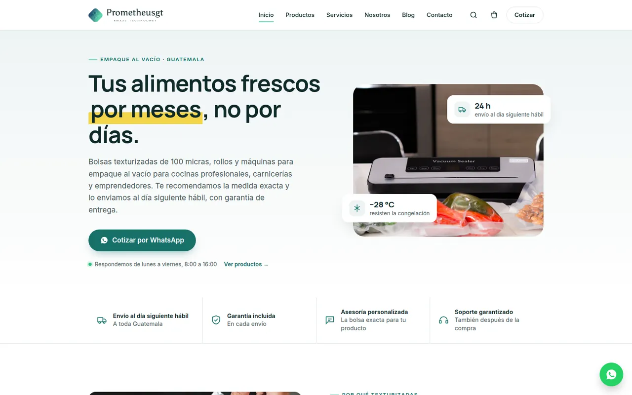 Sitio web de Prometheus