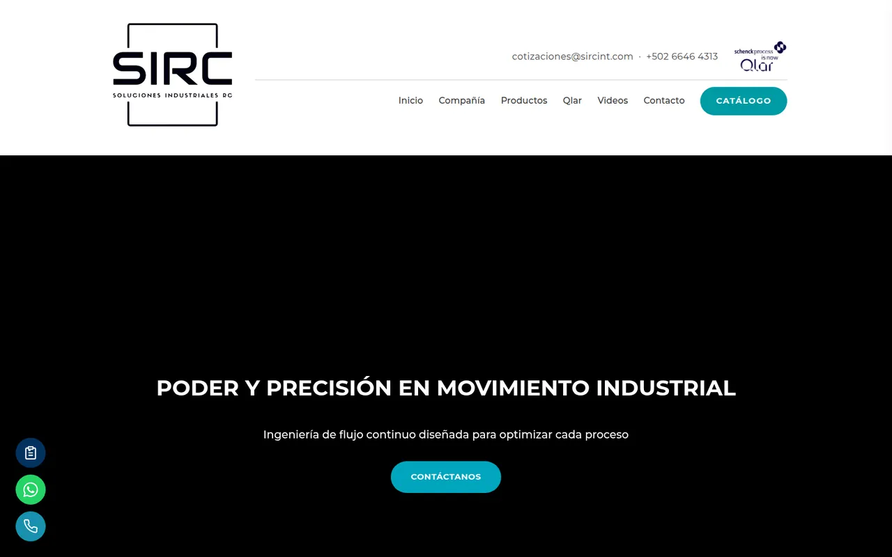 Sitio web de SIRC